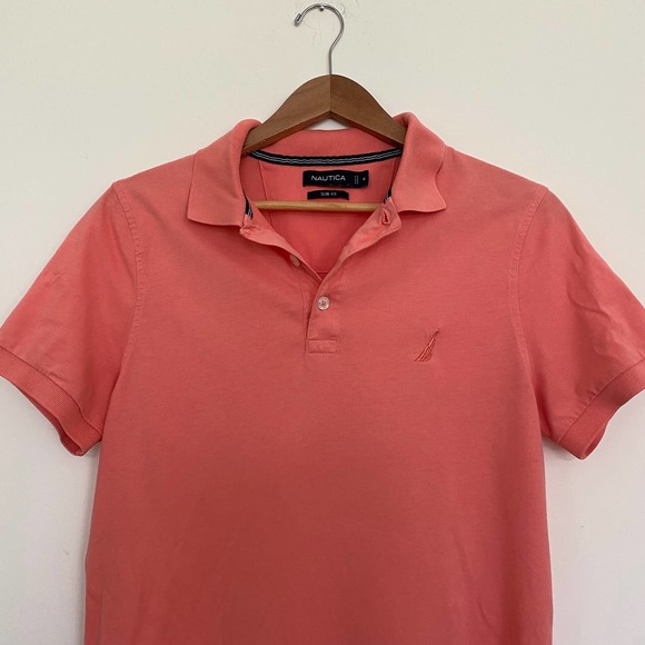 Nautica Medium Cotton Polo Shirt - Picture 2 of 6